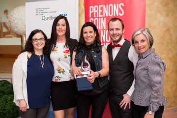 Photo d'une équipe lauréate d'un Prix d'excellence en 2018