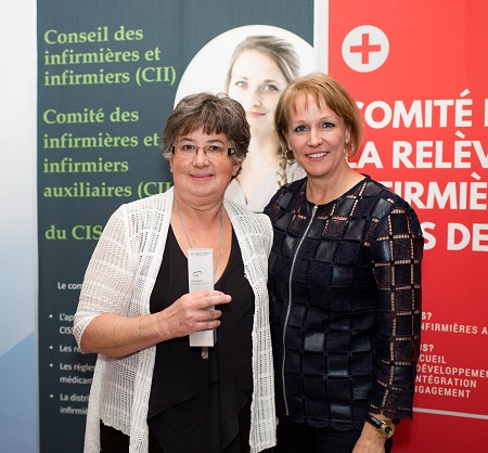 Photo de Carole Mongeau et de Chantal Friset