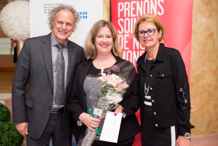Photo de Caroline Migneault à la Soirée méritas des soins infirmiers