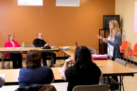 A workshop at the CLSC  de Sainte-Rose.