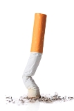 Cigarette écrasée