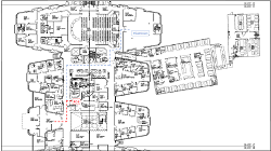 Map of Block C at Hôpital de la Cité-de-la-Santé